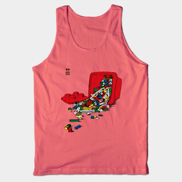 Red Bucket Tank Top by The Brick Dept